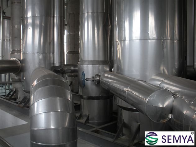 果葡糖漿10噸四效降膜蒸發(fā)器